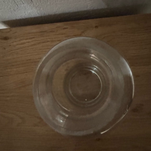 Vintage Floral Etched Crystal Vase from Romania - Picture 4 of 5